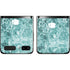 Crushed Turquoise Galaxy Z Flip Skin