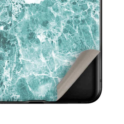 Crushed Turquoise Galaxy Z Flip Skin