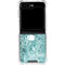 Crushed Turquoise Galaxy Z Flip5 5G Clear Case