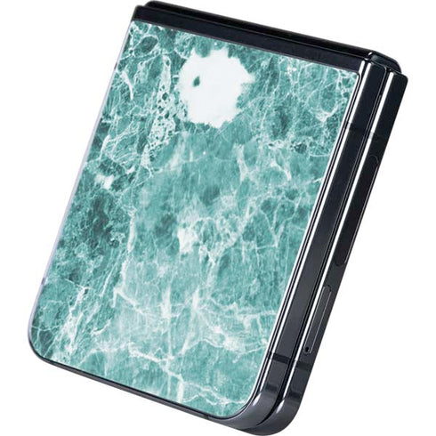 Crushed Turquoise Galaxy Z Flip5 5G Skin