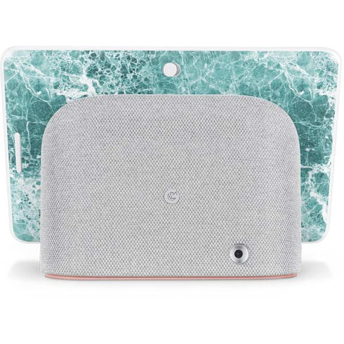 Crushed Turquoise Google Home Hub Skin