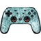 Crushed Turquoise Google Stadia Controller Skin