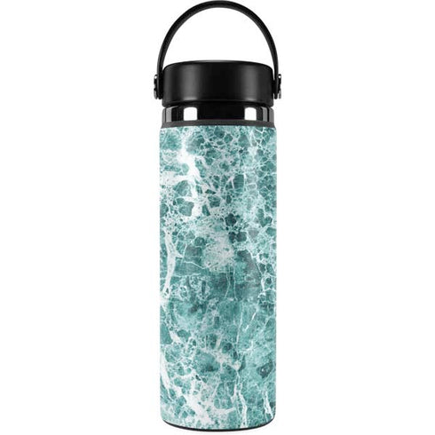 Crushed Turquoise Hydro Flask 20oz Wide Mouth Skin