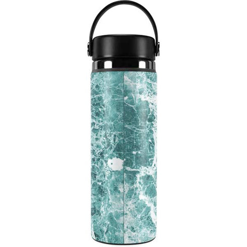 Crushed Turquoise Hydro Flask 20oz Wide Mouth Skin