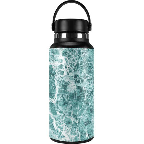 Crushed Turquoise Hydro Flask 32oz Wide Mouth Skin
