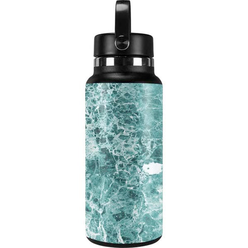 Crushed Turquoise Hydro Flask 32oz Wide Mouth Skin