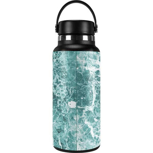Crushed Turquoise Hydro Flask 32oz Wide Mouth Skin