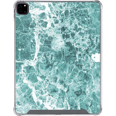 Crushed Turquoise iPad Pro 12.9in (2020) Clear Case