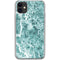 Crushed Turquoise iPhone 11 Clear Case