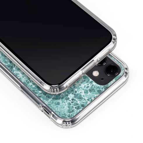 Crushed Turquoise iPhone 11 Clear Case