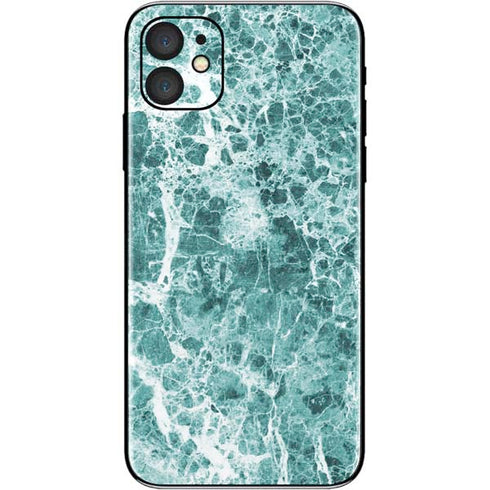 Crushed Turquoise iPhone 11 Skin