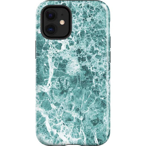 Crushed Turquoise iPhone 12 Mini Impact Case