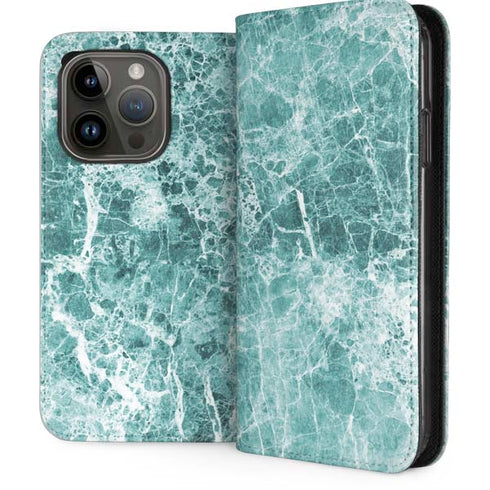 Crushed Turquoise iPhone 15 Pro Folio Case
