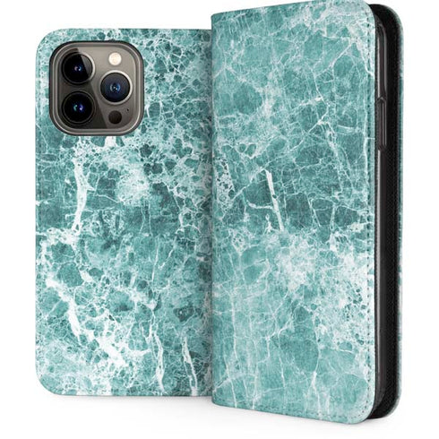 Crushed Turquoise iPhone 15 Pro Max Folio Case