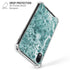 Crushed Turquoise iPhone XR Clear Case