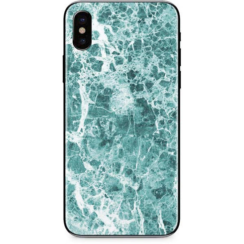 Crushed Turquoise iPhone XS Max Skin
