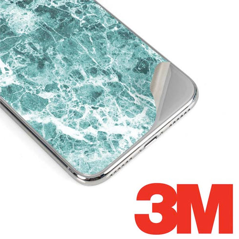 Crushed Turquoise iPhone XS Skin