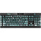 Crushed Turquoise K95 RGB PLATINUM Mechanical Gaming Keyboard Skin