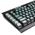 Crushed Turquoise K95 RGB PLATINUM Mechanical Gaming Keyboard Skin