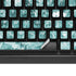 Crushed Turquoise K95 RGB PLATINUM Mechanical Gaming Keyboard Skin