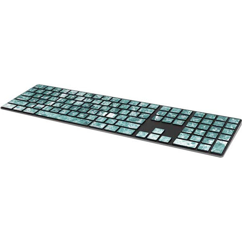 Crushed Turquoise Magic Keyboard with Numeric Keypad Skin