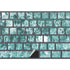 Crushed Turquoise Magic Keyboard with Numeric Keypad Skin