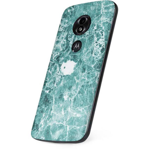 Crushed Turquoise Moto E5 Play Skin