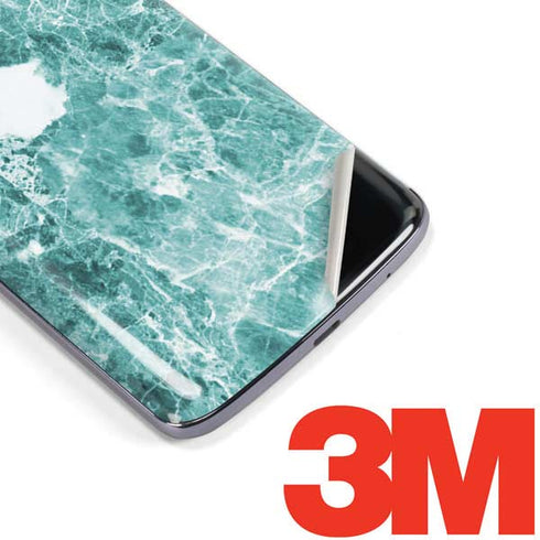 Crushed Turquoise Moto E5 Plus Skin