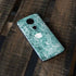 Crushed Turquoise Moto E5 Plus Skin