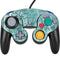 Crushed Turquoise Nintendo GameCube Controller Skin