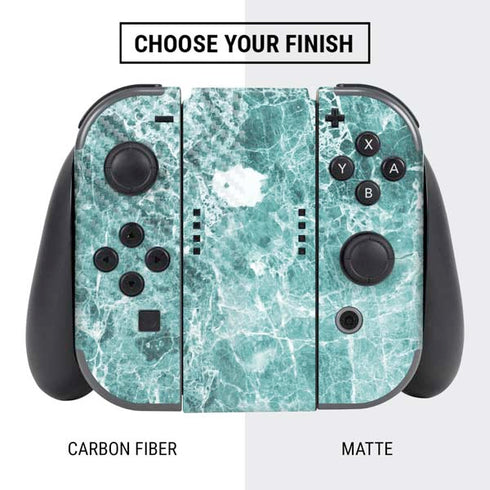 Crushed Turquoise Nintendo Switch Bundle Skin