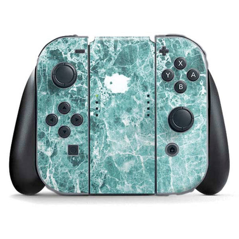 Crushed Turquoise Nintendo Switch (2017-2021) Joy-Con Controller Skin