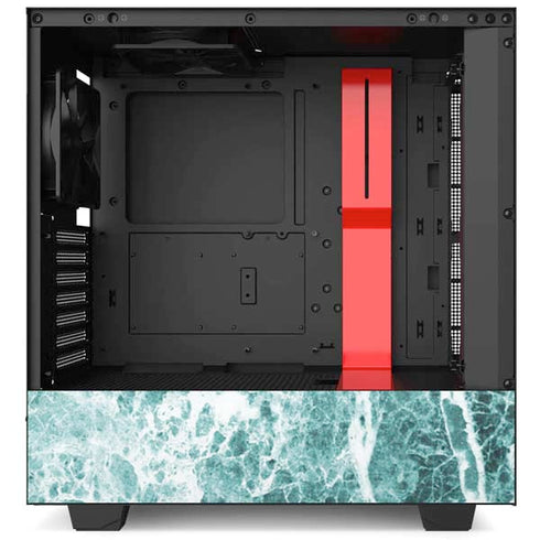 Crushed Turquoise NZXT H510 Compact ATX Mid-Tower Case Skin