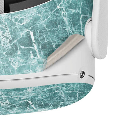 Crushed Turquoise Oculus Quest 2 Skin