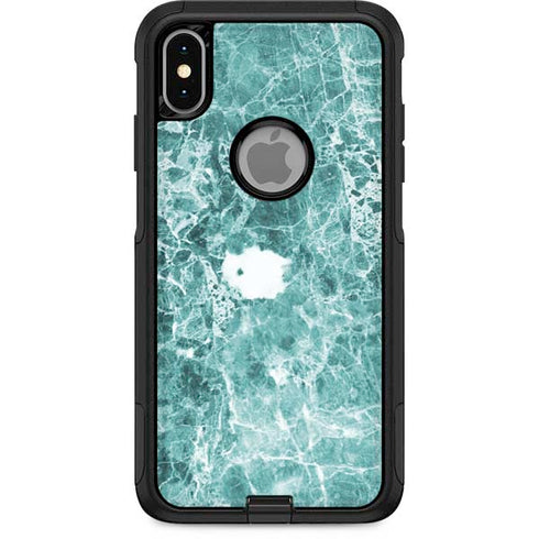 Crushed Turquoise Otterbox Commuter iPhone Skin
