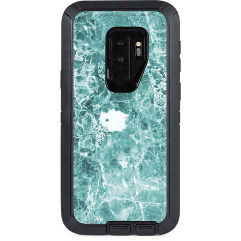 Crushed Turquoise Otterbox Defender Galaxy Skin