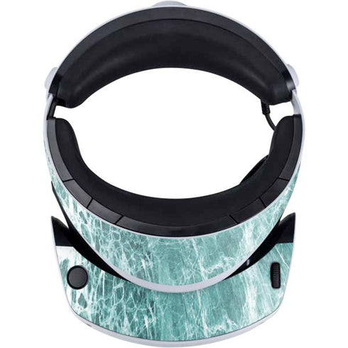 Crushed Turquoise PlayStation VR2 Skin