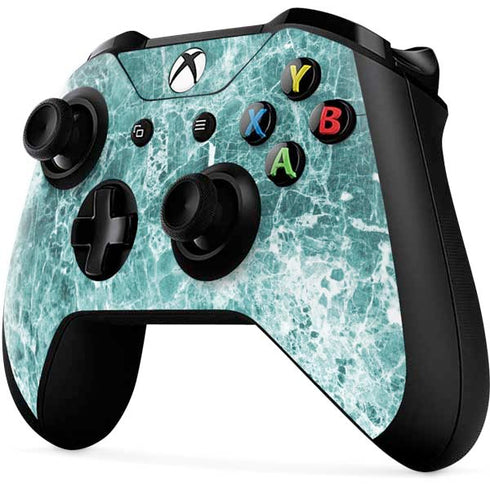 Crushed Turquoise Xbox One X Controller Skin