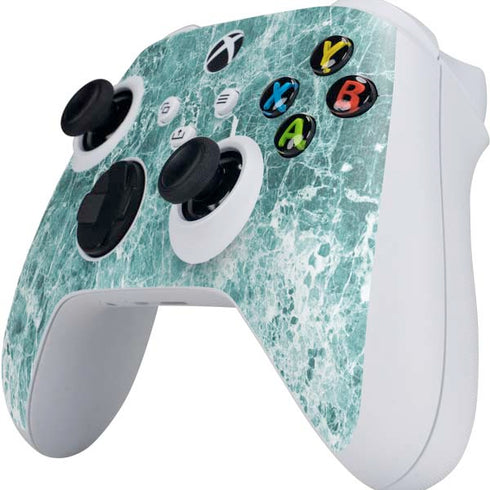Crushed Turquoise Xbox Series S Controller Skin