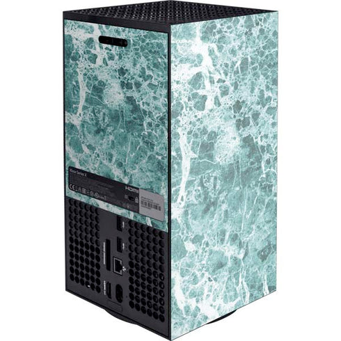 Crushed Turquoise Xbox Series X Console Skin