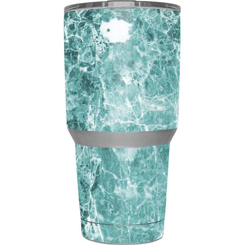 Crushed Turquoise Yeti 30oz Rambler Tumbler Skin