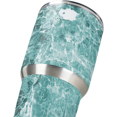 Crushed Turquoise Yeti 30oz Rambler Tumbler Skin