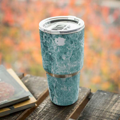 Crushed Turquoise Yeti 30oz Rambler Tumbler Skin