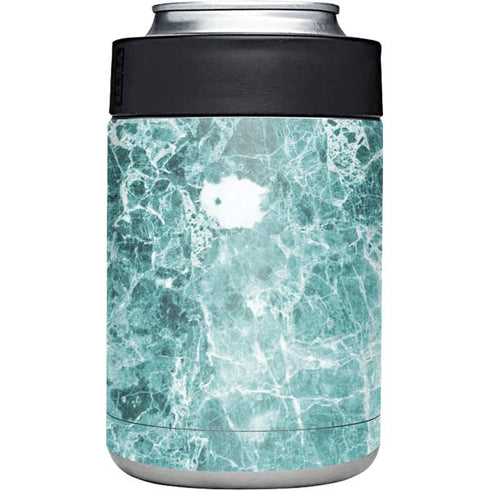 Crushed Turquoise Yeti Colster Can Insulator Skin