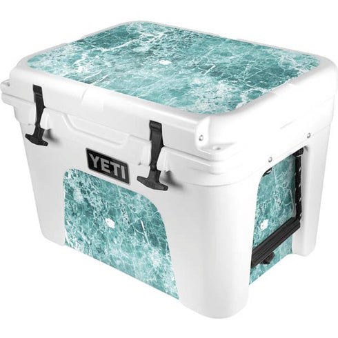 Crushed Turquoise YETI Tundra 35 Hard Cooler Skin