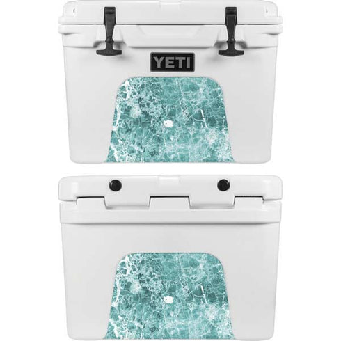 Crushed Turquoise YETI Tundra 35 Hard Cooler Skin