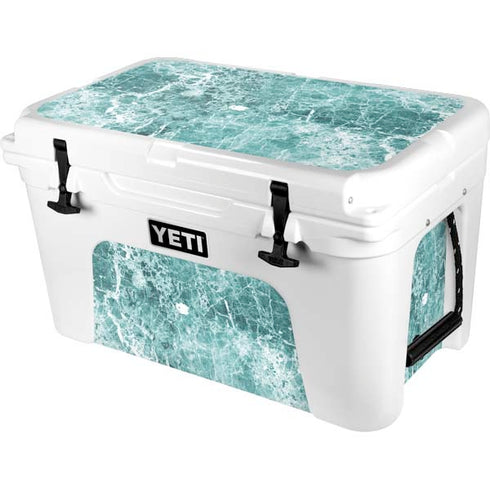 Crushed Turquoise YETI Tundra 45 Hard Cooler Skin