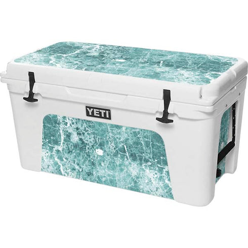 Crushed Turquoise YETI Tundra 75 Hard Cooler Skin