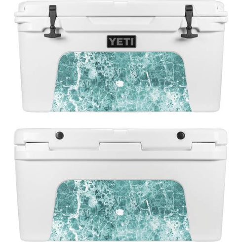 Crushed Turquoise YETI Tundra 75 Hard Cooler Skin