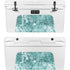 Crushed Turquoise YETI Tundra 75 Hard Cooler Skin
